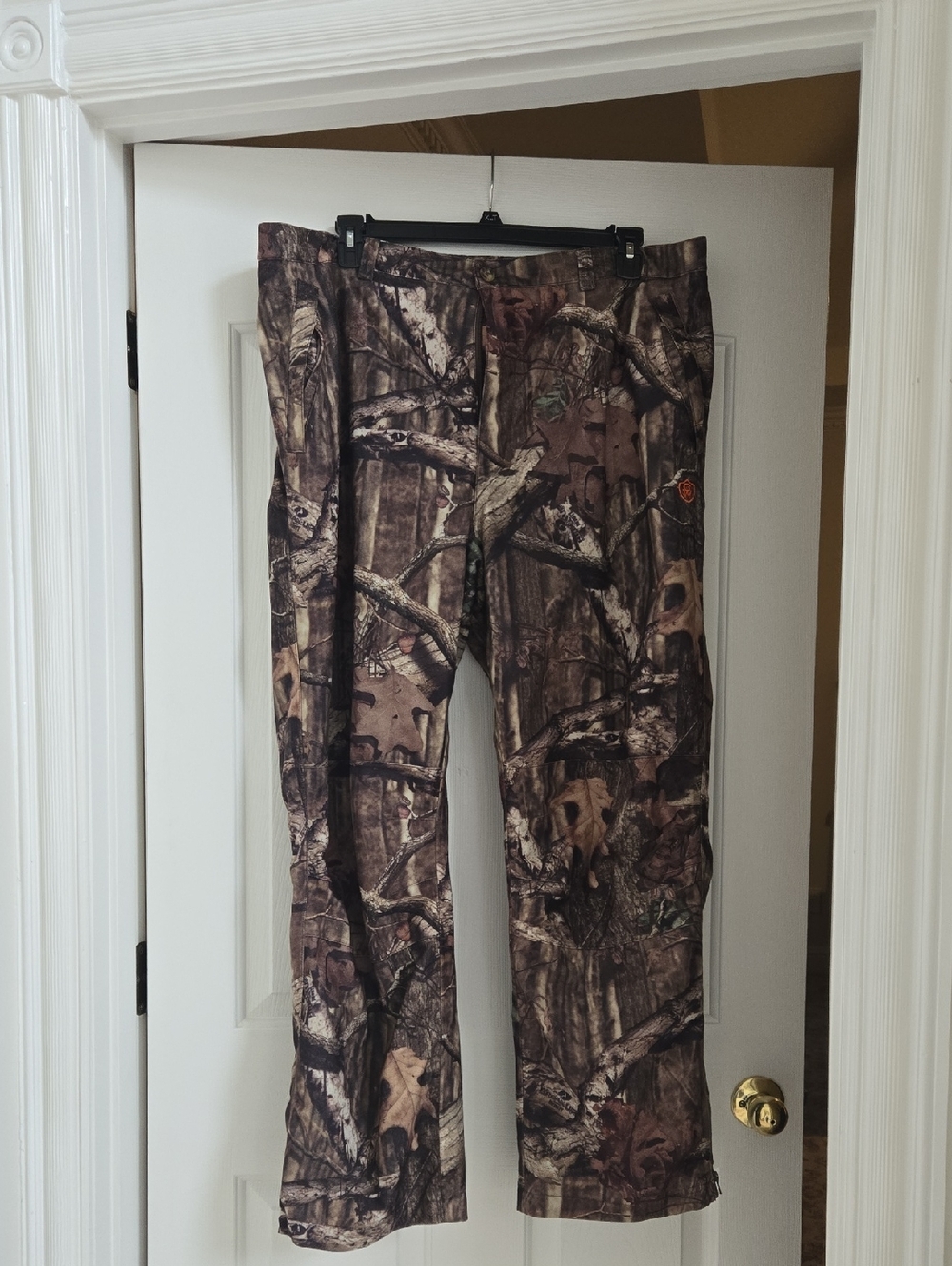 2XL Camo Outdoor Pants in Brown and Green Tones